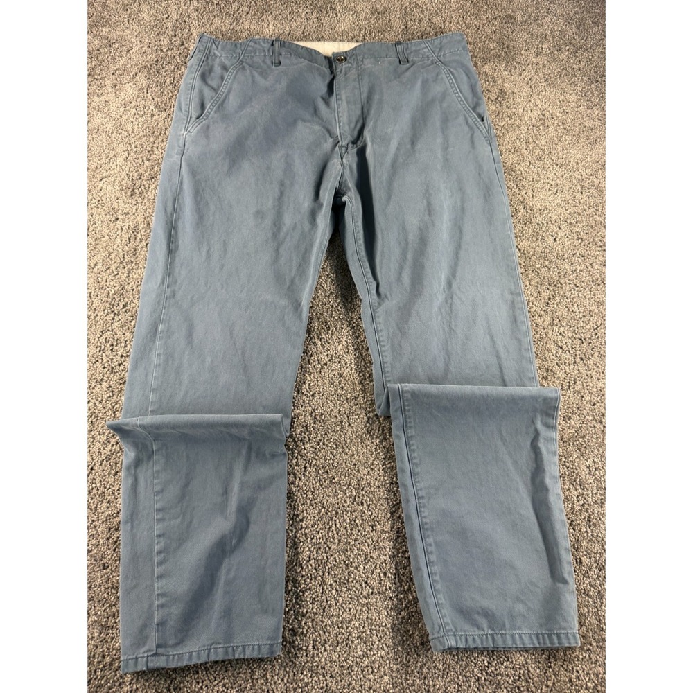Levi's Womens Chino Pants Size 10 Blue Straight Leg High Rise 31 Inseam